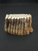 Fossilised mammoth tooth / molar section paperweight / bookend