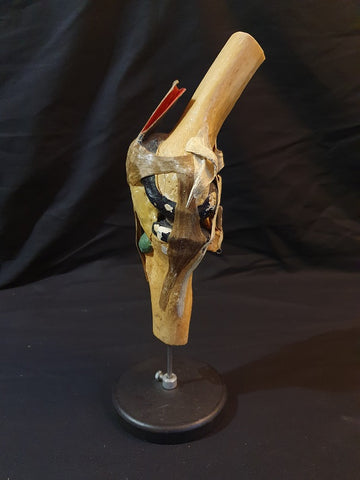 Vintage Auzoux Paris real human bone articulated knee medical model