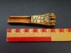 Georgian / Napoleonic prisoner of war carved bone marrow scoop / apple corer.