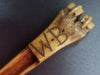 Georgian / Napoleonic prisoner of war carved bone marrow scoop / apple corer.