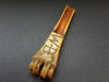 Georgian / Napoleonic prisoner of war carved bone marrow scoop / apple corer.