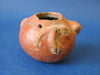 Pre Columbian zoomorphic glazed round bottom pot