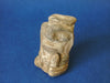 Ancient Pre-Columbian polychrome painted stone figure