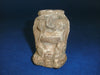 Ancient Pre-Columbian polychrome painted stone figure