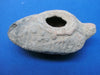 Roman terracotta oil lamp well decorated