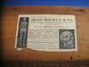 Antique Adam Rouilly medical real human half skeleton in wooden box for sale